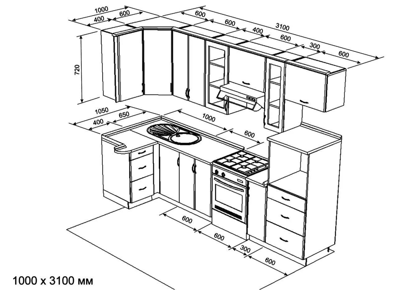 Встроенная кухня схема. Угловая кухня чертеж. Проект угловой кухни с размерами. Чертёж кухни с размерами угловой. Кухонные гарнитуры чертежи.