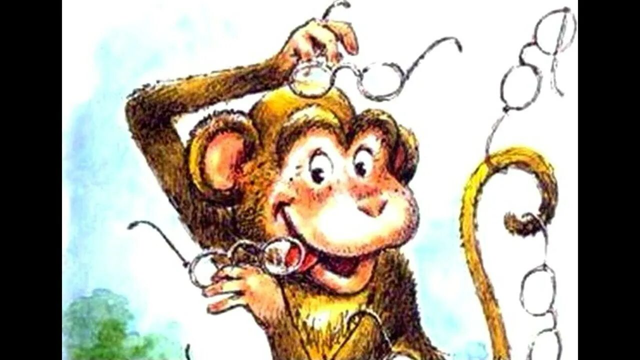 Тест по произведению обезьянка. Мартышка и очки. Басня обезьяна и очки. Басня мартышка и очки Крылов. Произведение обезьяна и очки.