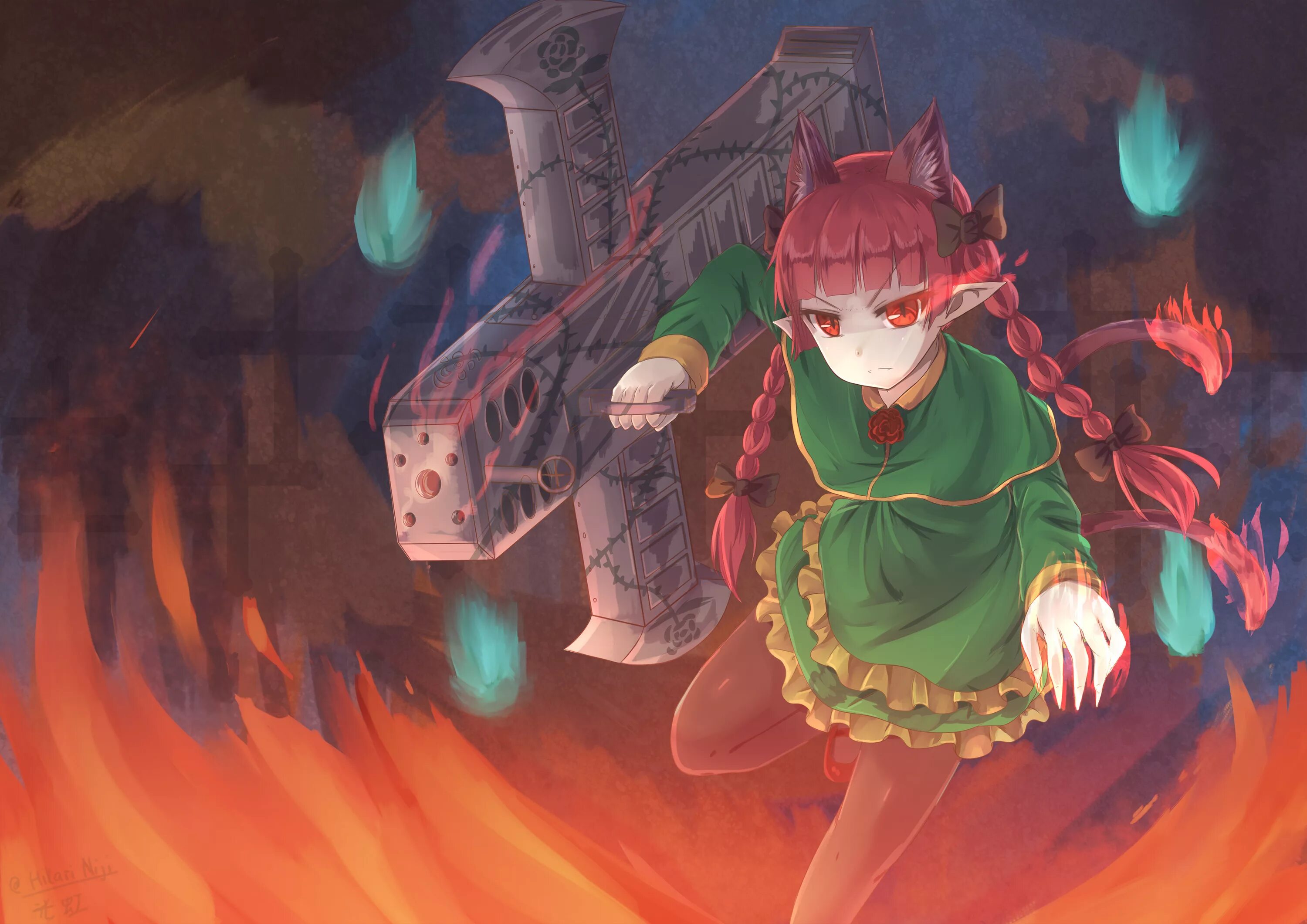 Orin s. Орин каэнбё. touhou rin kaenbyou. рин каэмбё. orin touhou.