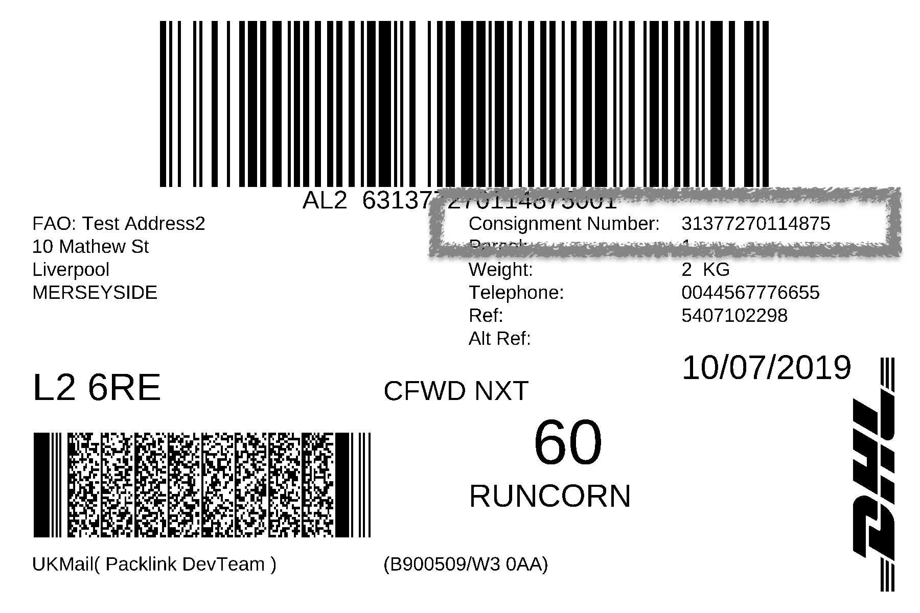 DHL track number. Security check DHL. Number of shipment. Varco delivery Labels. Tracking barcode