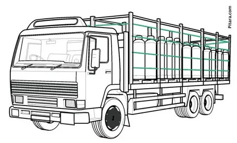 Раскраска камаз