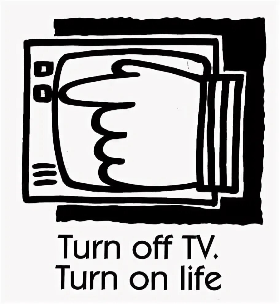 Turn on the TV. Turn off. Turn on turn off TV. TV off.