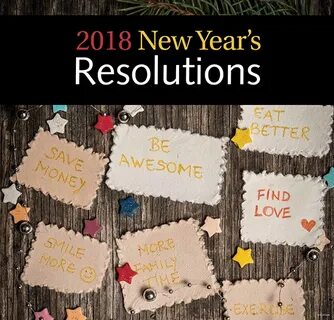 New year resolutions are