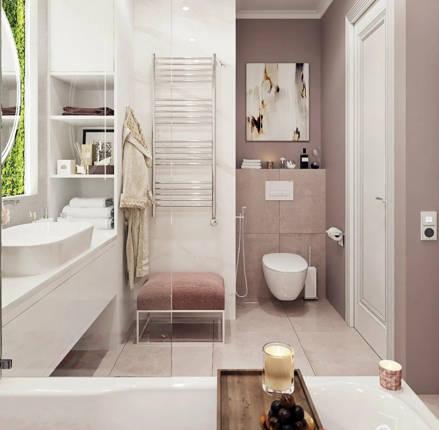 Compact Bigeye Ensuite Home Design Ideas, Pictures, Remodel and Decor Contempora