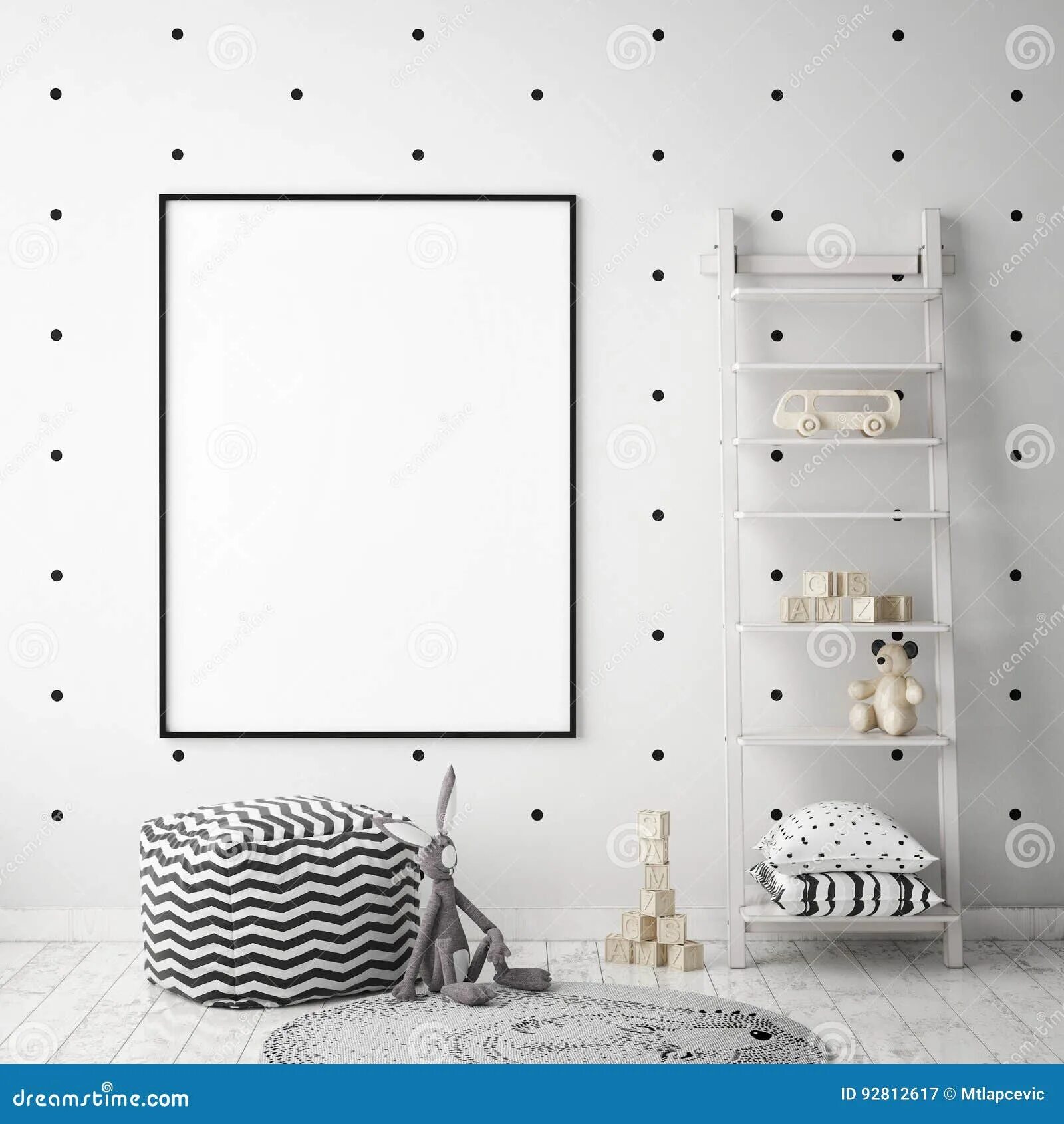 Frame in room