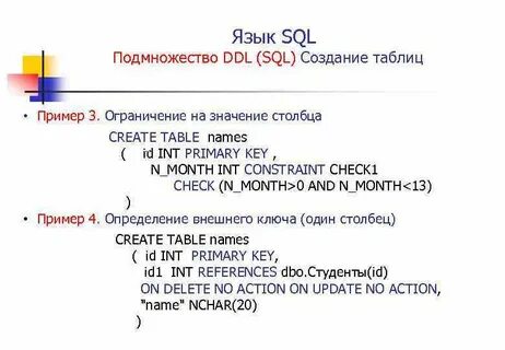 Создание записи sql