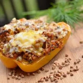 Овощи фаршированные гречкой