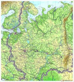 Где находится европейская равнина на карте