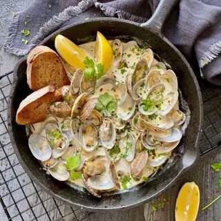 Ракушки в чесночном соусе