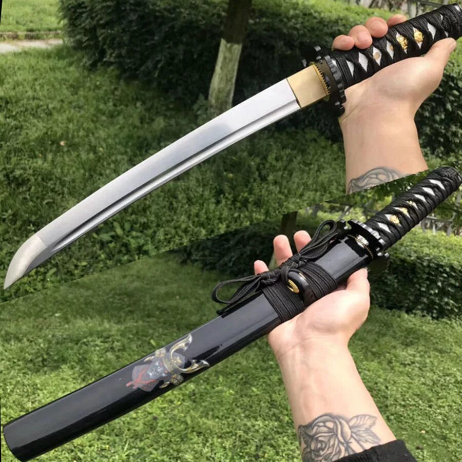 Короткий японский меч. Катана Wakizashi. Катана и вакидзаси. Вакидзаси меч. Вакидзаси танто.