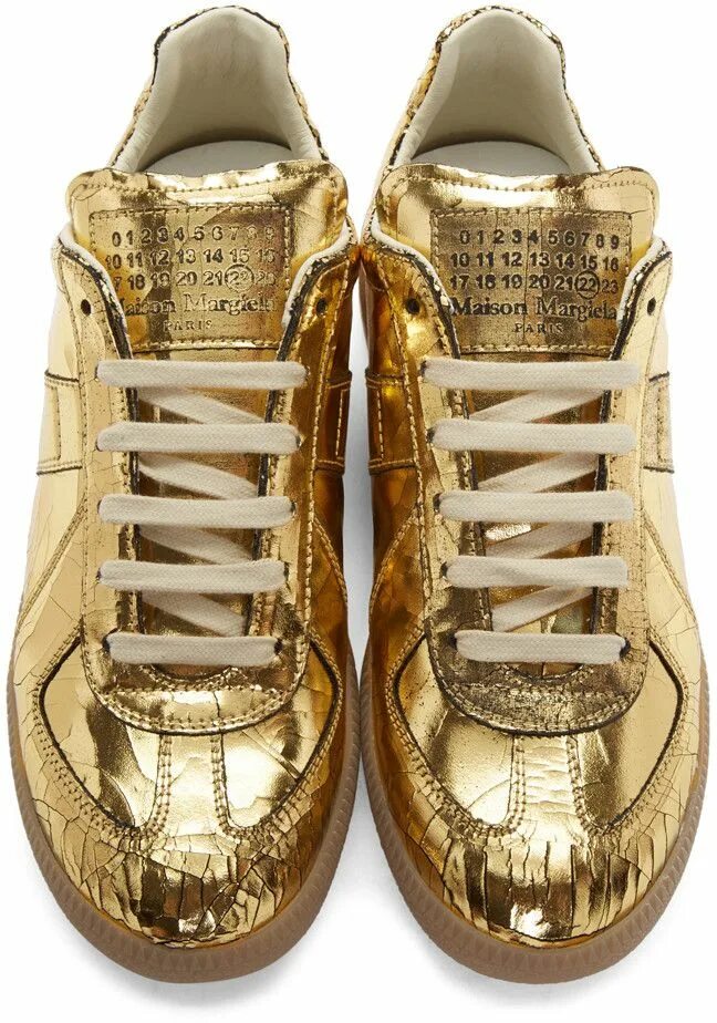 Maison gold. Maison Margiela “Replica” Gold. Maison Margiela Replica Sneakers. Martin Maison Margiela Replica обувь. Maison Margiela Replica Shoes.