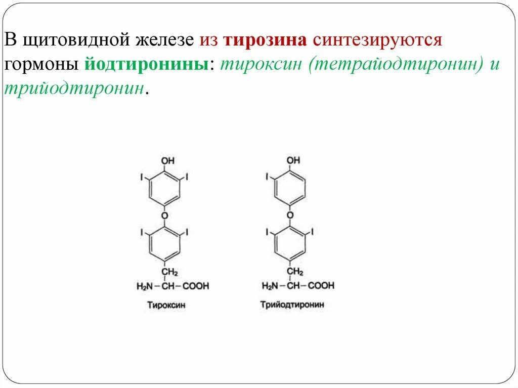 Т3 тироксин. Синтез тиреоидных гормонов биохимия из тирозина. Синтез гормонов щитовидной железы из тирозина. Тироксин гормон формула.