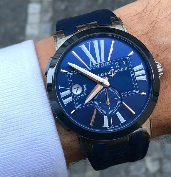 Ulysse nardin dual time. Улисс нордин 243-00-3/43. ulysse nardin executive dual time. часы ulysse nardin dual time.
