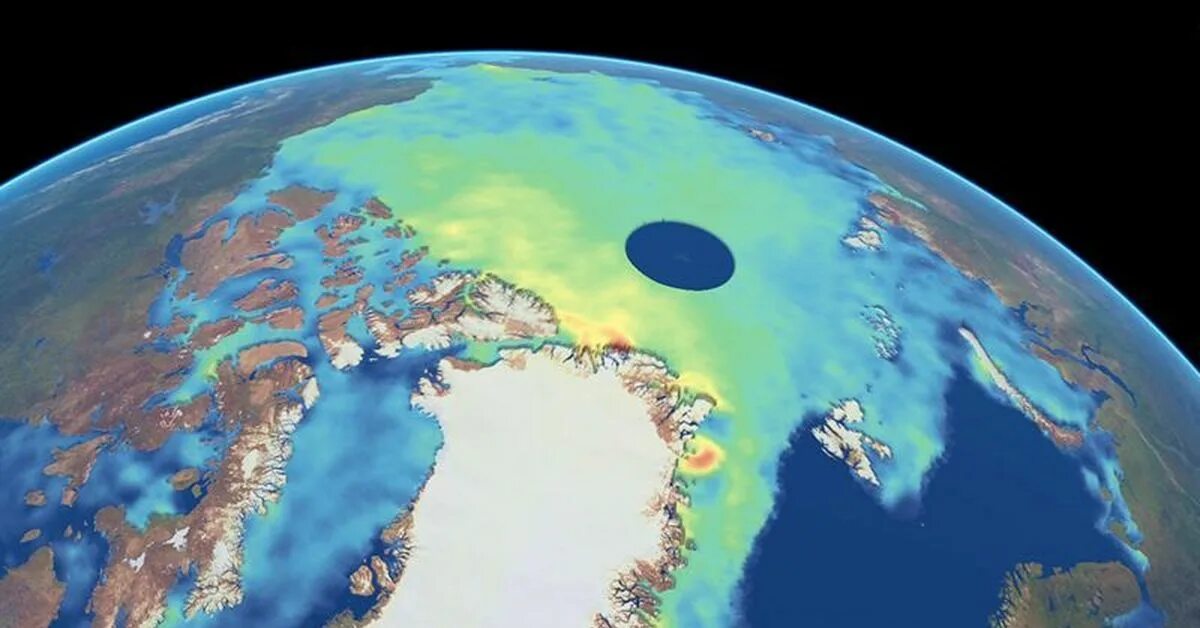 Океан в реальном времени. Северный Ледовитый океан из космоса. Северный полюс со спутника. Снимки Северного полюса со спутника. Северный полюс вид из космоса.
