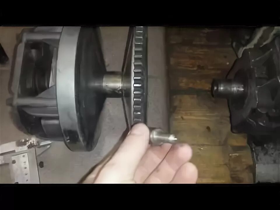 снятие вариатора без съемника - YouTube