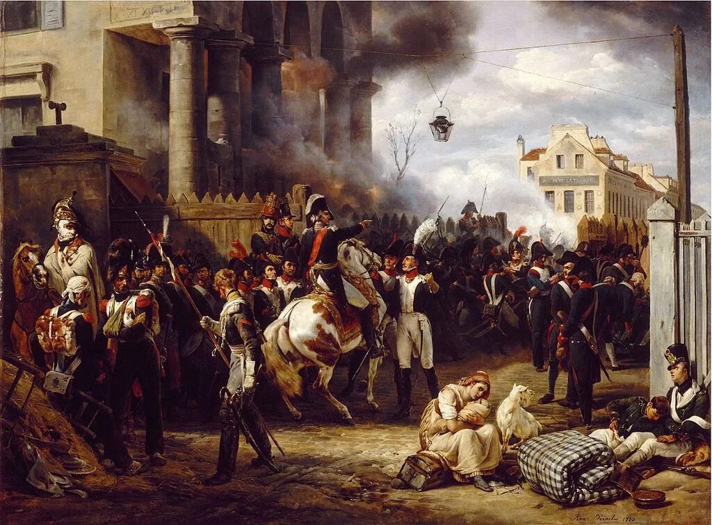 Застава Клиши, оборона Парижа 1814 Орас Верне. Орас Верне Наполеон. Орас Верне художник. Орас Верне застава Клиши.