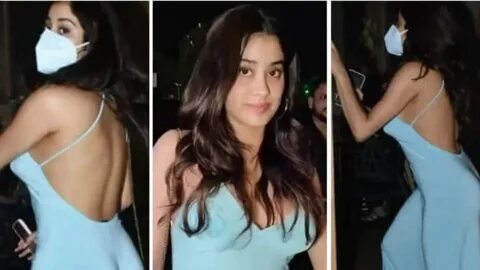 Janhvi Kapoor Gets TROLLED For Wearing Backless Dress Netizens Says.