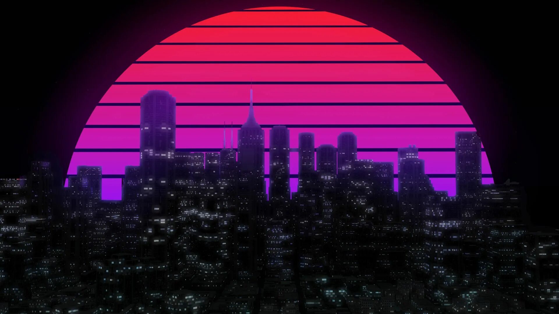 Dark synthwave