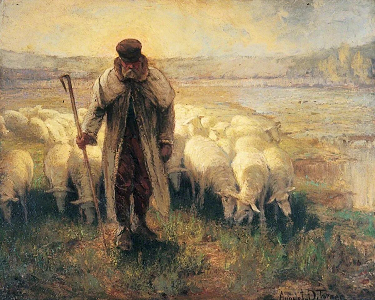 Пастух в старину. Пастух. Пастух в поле. Пастух в современной живописи. Пастух арт.