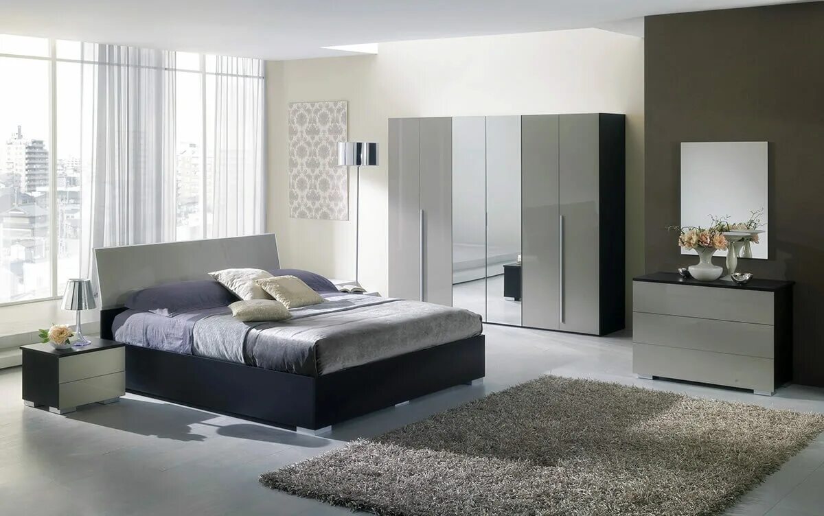 спальни стильные кухни. гардеробная в спальне с рейками. спокойный интерьер спальни. спальня с белой мебелью. спальный гарнитур bauhaus.