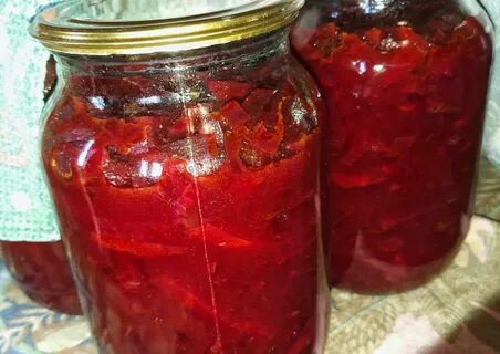 Заготовка борща с капустой