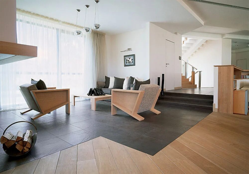 Ламинат и плитка в интерьере. Плитка шестигранник кухня гостиная. Кухня-гостиная в современном стиле. Плитка art stone asp 104. Дизайн маленькой студии.