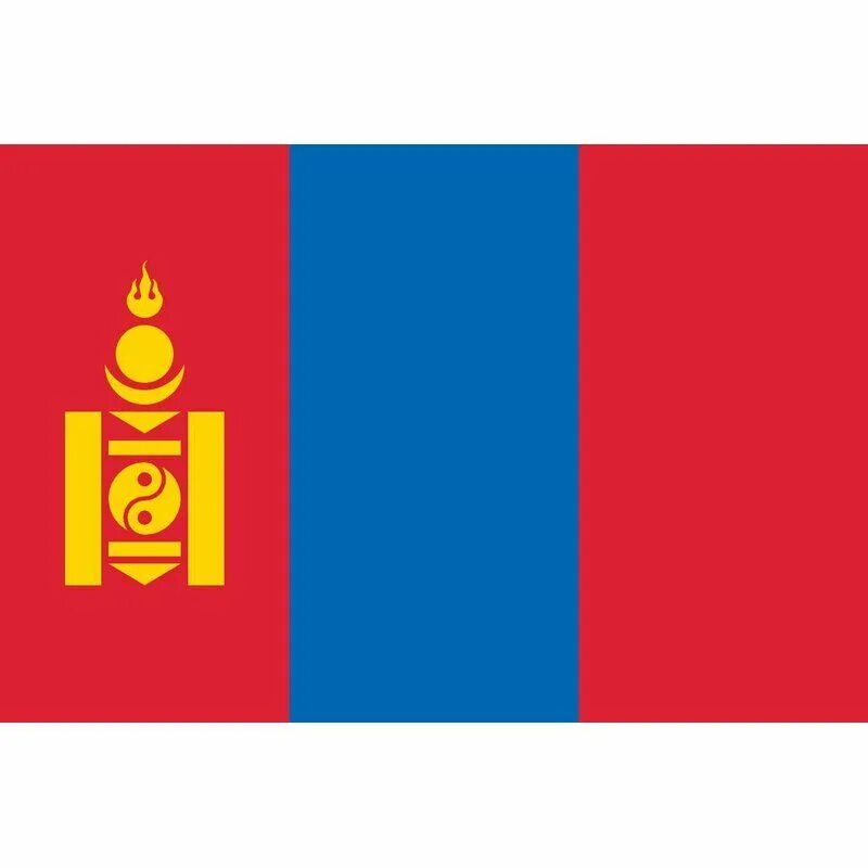 Флаг Монголии. Размер 135x90 см. - купить Флаг по выгодной цене в интернет-магаз