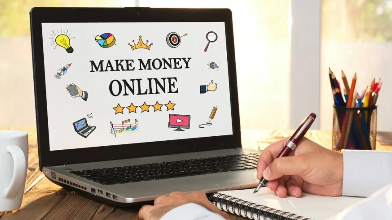 Make mane. Заработок в интернете картинки. trade make money.