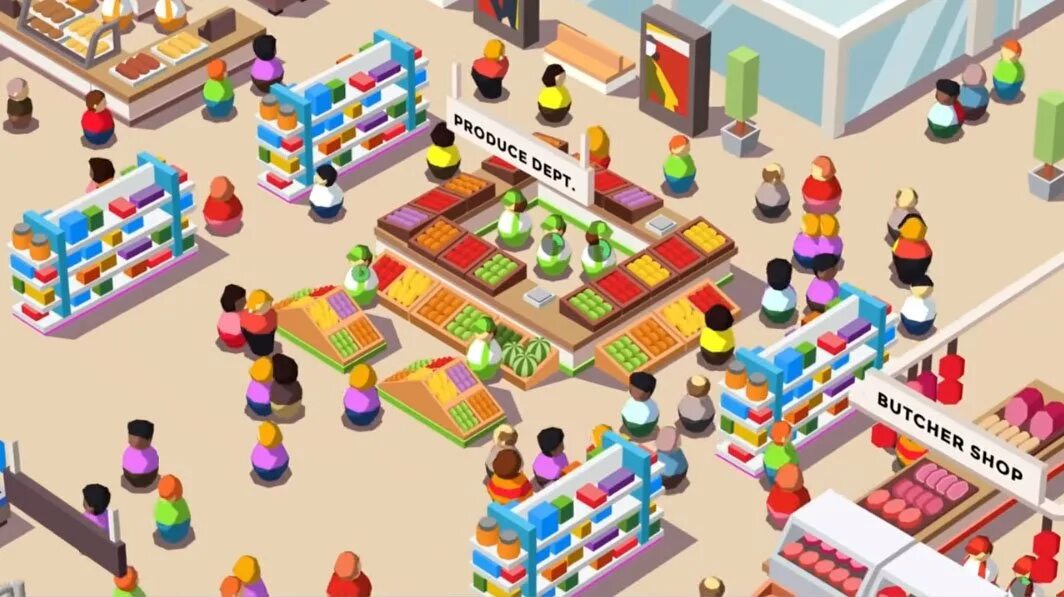 Idle supermarket tycoon shop