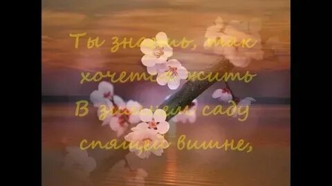 Ты знаешь песню все будет хорошо