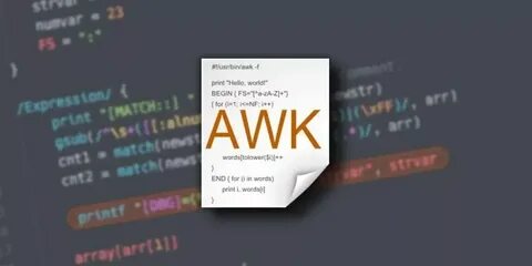 Awk print