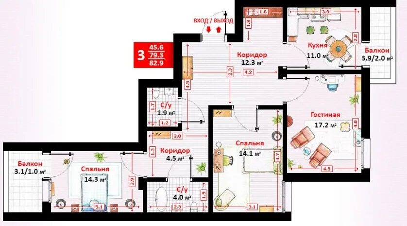 выход жк кардинал