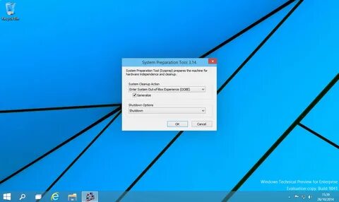 Preparing system