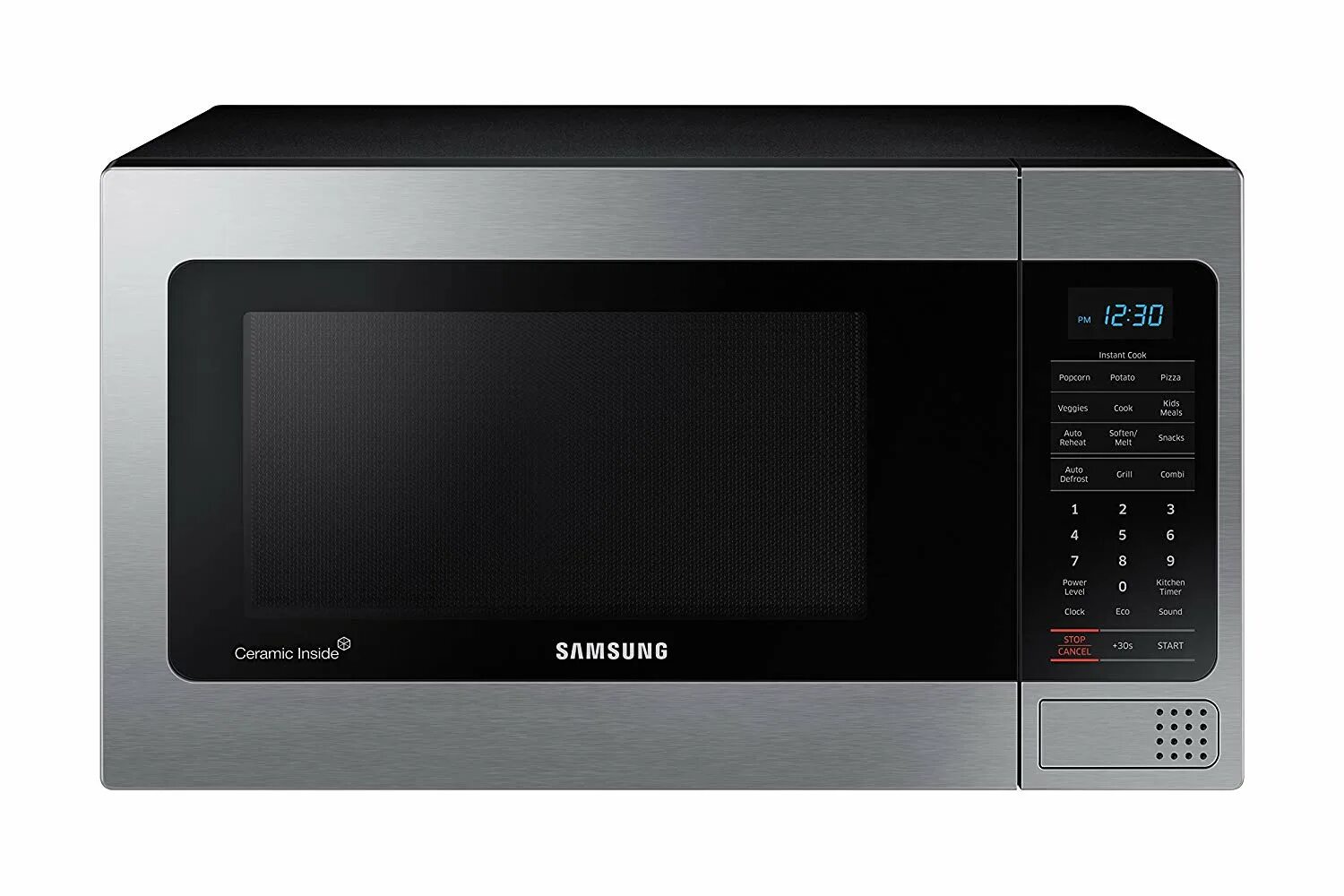 Samsung 1.1 cu ft Countertop Microwave Oven w/. Микроволновая печь Samsung Соло mg25. Samsung Ceramic inside микроволновка. Микроволновая печь Samsung ms23f301tqr.