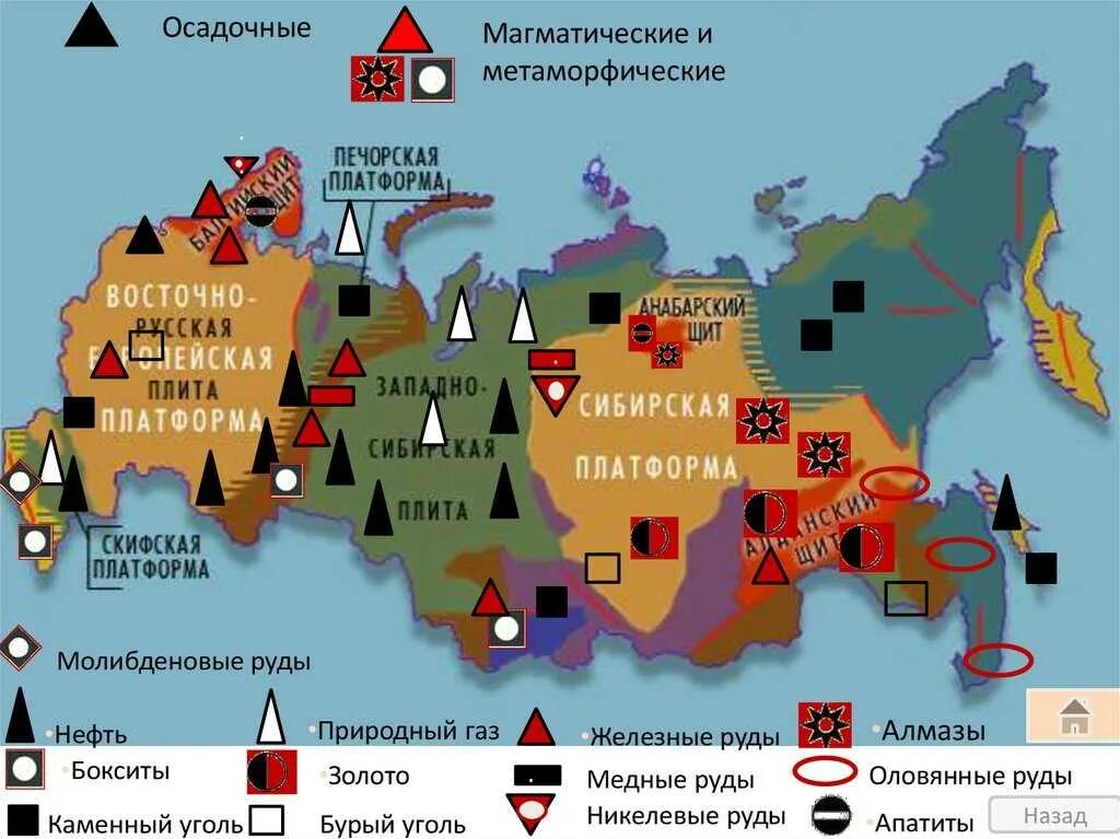 Карта месторождений полезных ископаемых России. Месторождения полезных ископаемых в России. Карта добычи полезных ископаемых России. Важнейшие месторождения полезных ископаемых на карте России. Железная руда география