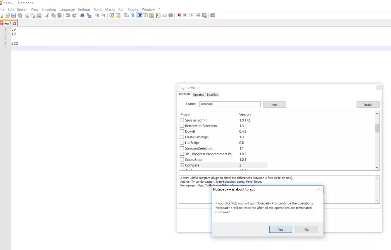 Compare Notepad++. Notepad++ (установить search Mode → Regular expression). Notepad установить плагин вручную. Notepad++ сравнение. Notepad compare