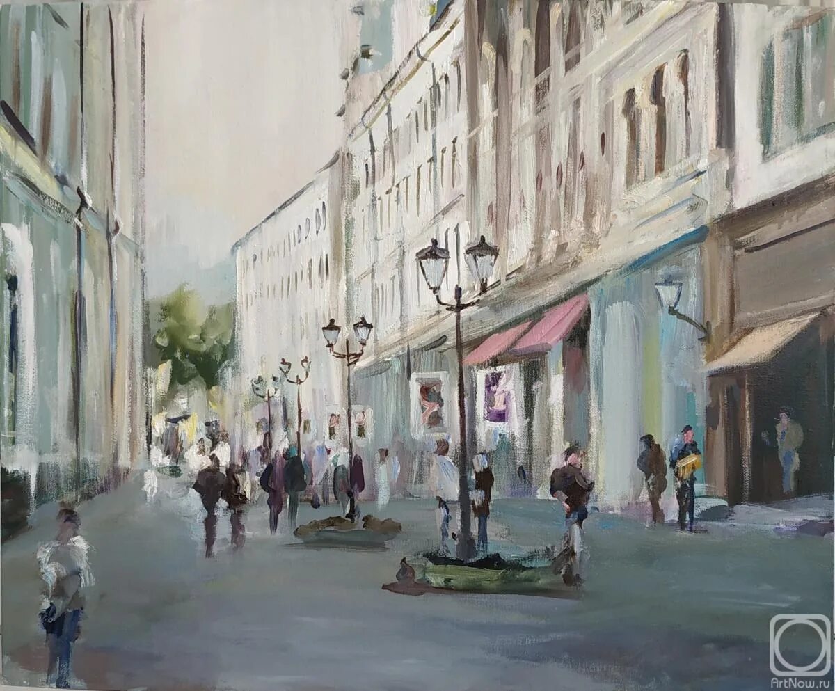 Картина Камергерский переулок. Столешников переулок картины. Столешников переулок Москва.