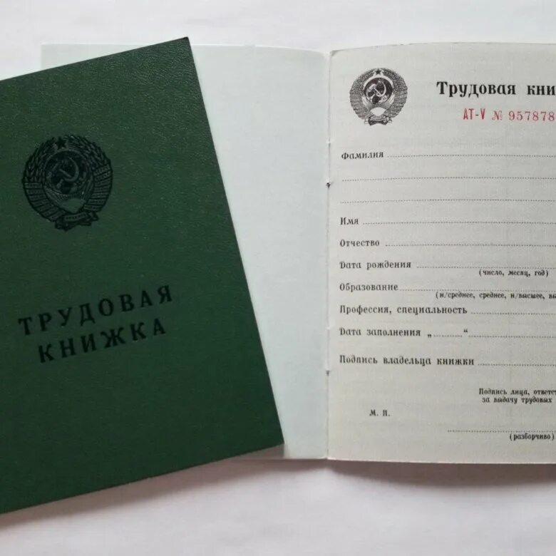 Трудовая книга купить