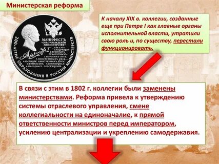 Министерская реформа какой год