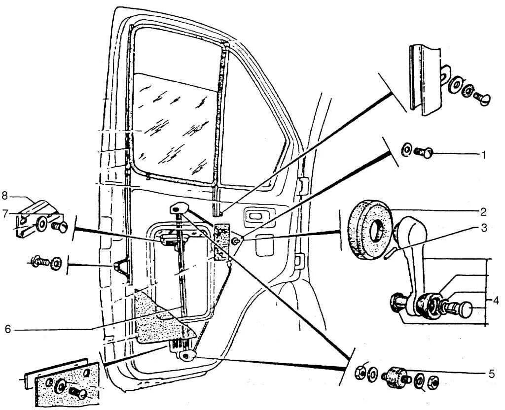 Схема двери газель. Габариты кабины газель некст. Механизм замка сдвижной двери газель 2705. Механизм открывания передней двери газ 3302. Схема двери газель.