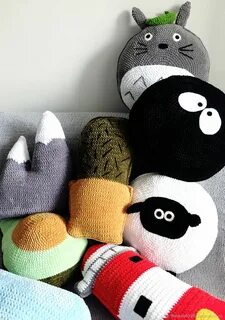 Вязание подушки игрушки