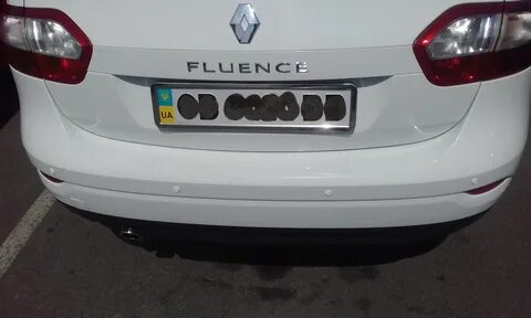 Парктроник рено флюенс