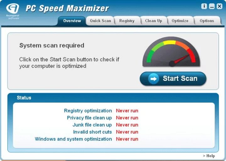 Start scanning
