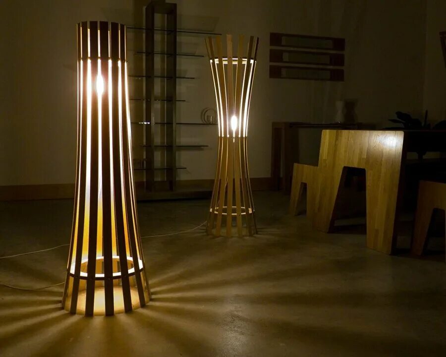 How to Build a Wood Tripod Floor Lamp Diy wooden floor, Tripod floor lamps, Diy 