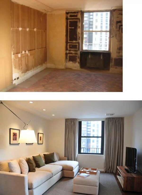After finishing i. Комната до ремонта. Отделка квартир до и после. Квартира до и после. Реконструкция квартиры до и после.