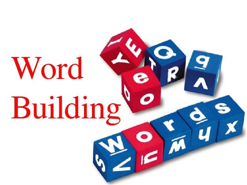 Words and buildings. Word building presentation. Word building картинки. Word formation.