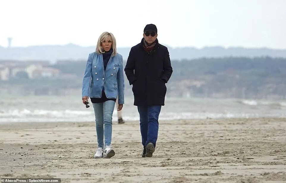 France President, Macron shows off his summer body