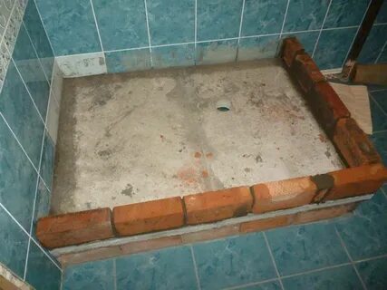 Поддон для душа под плитку своими руками