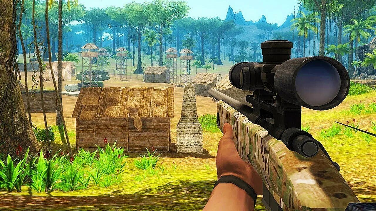 Fps — шутер от первого лица;. Шутер от первого лица 2018. Игра Village Shooter. First-person Shooter game. 1st person