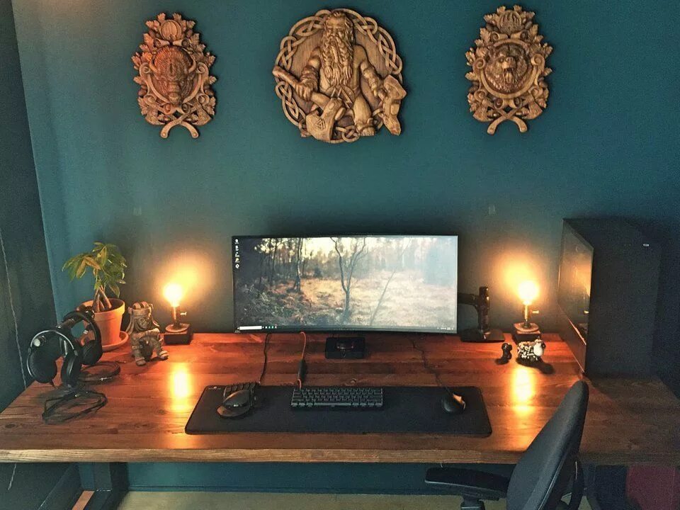 Красивая компьютерная комната. Cozy gaming. Cozy gaming. Dream gamer. Сетап.